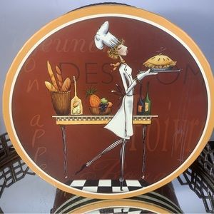 Storage Box Kitchen Display Round TAR Designs Bistro